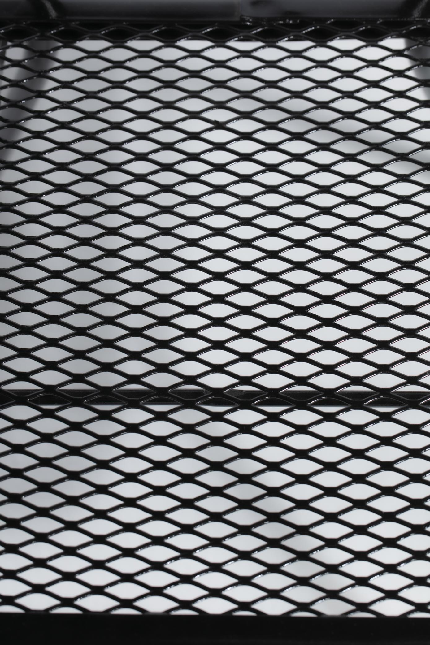 Sedie pieghevoli da patio in metallo e rete nera da esterno del Mid Century Modern di Rid-Jid in vendita 4