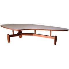 Mid-Century Modern Outrigger Coffee Table by John Keal for Brown Saltman