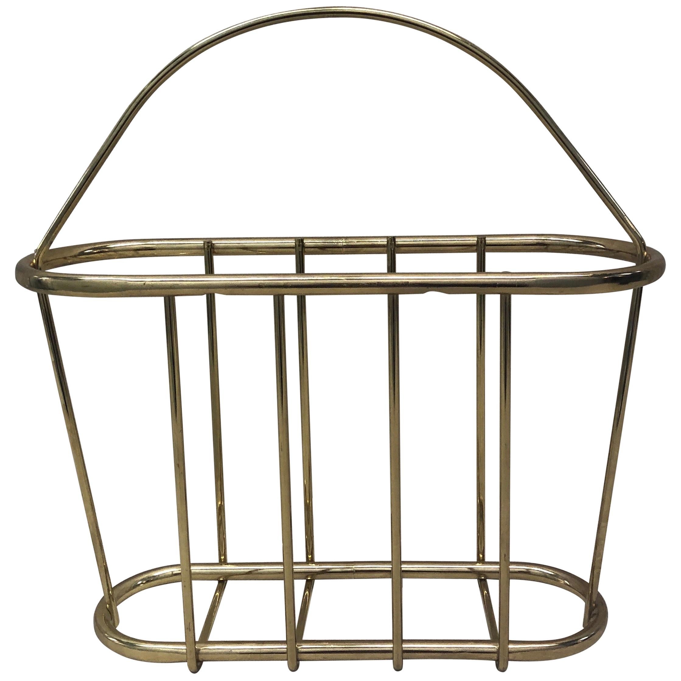 MidCentury Wall Mount Magazine Holder by Peter Pepper Products For Sale at 1stDibs