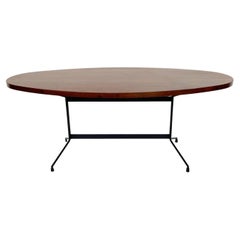 Mid-Century Modern Oval Dining Table