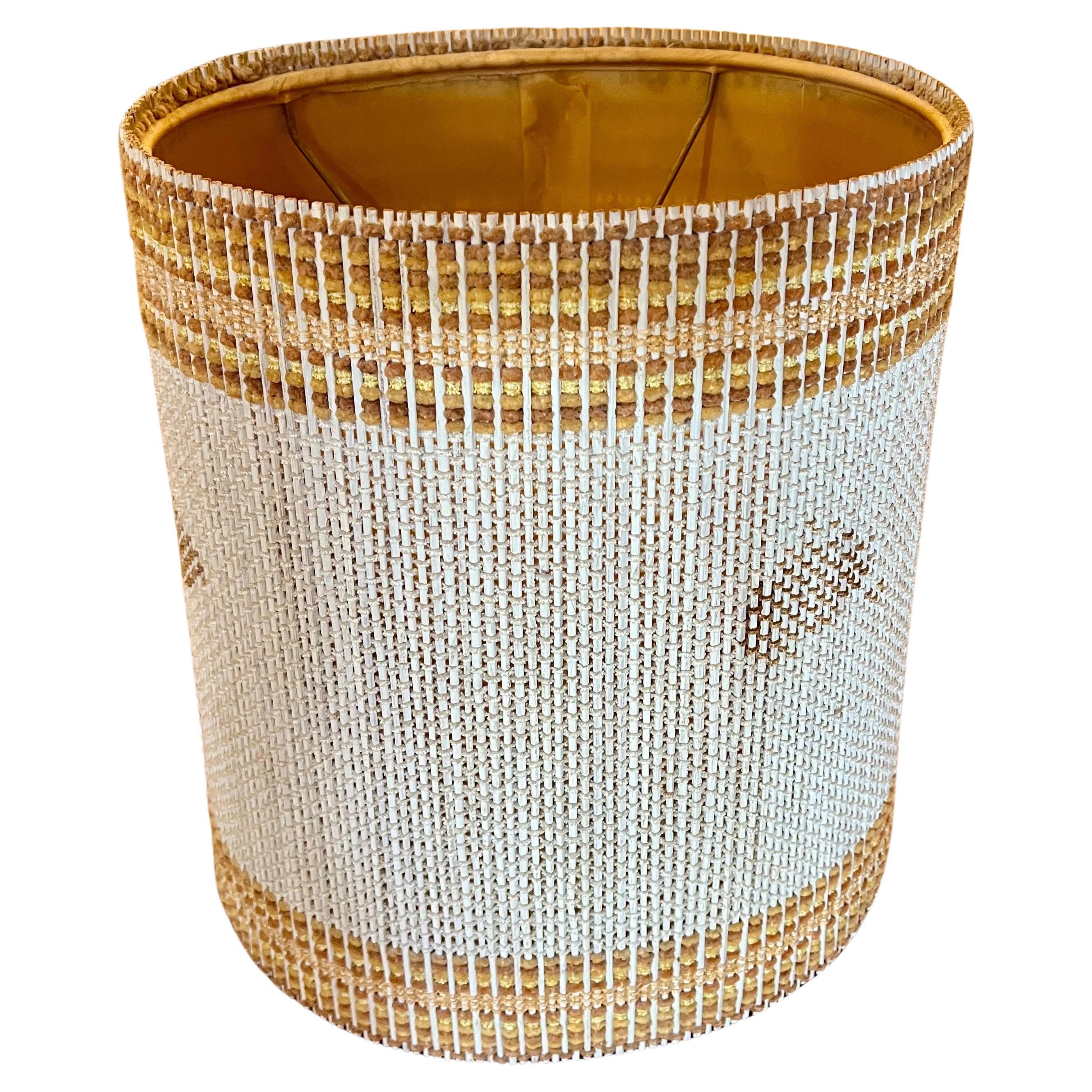 Mid-Century Modern Oval Lamp Shade by Maria Kipp