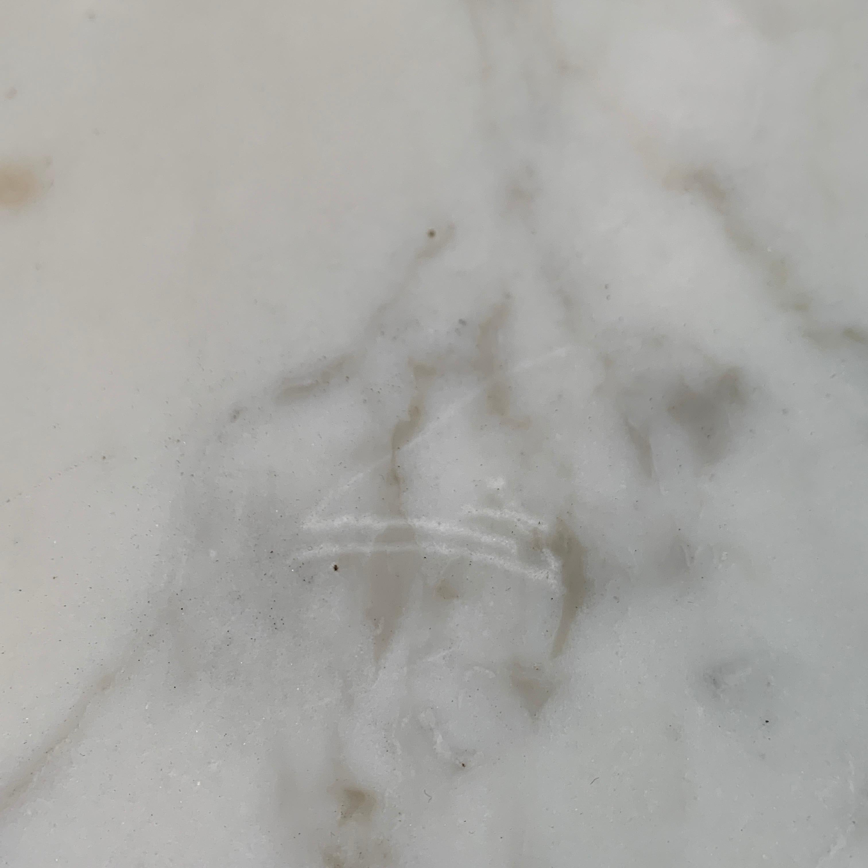 Mid-Century Modern Oval Marble Tulip Base Coffee Table 4