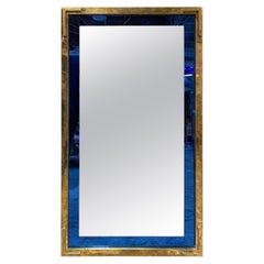 Retro Mid-Century Modern Oversize Squre Italian Mirror, Italy, 1970