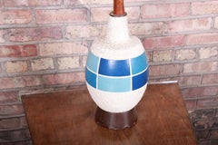 Mid-Century Modern Oversized Ceramic Table Lamp, circa 1960s