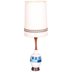 Mid-Century Modern Oversized Ceramic Table Lamp, circa 1960s