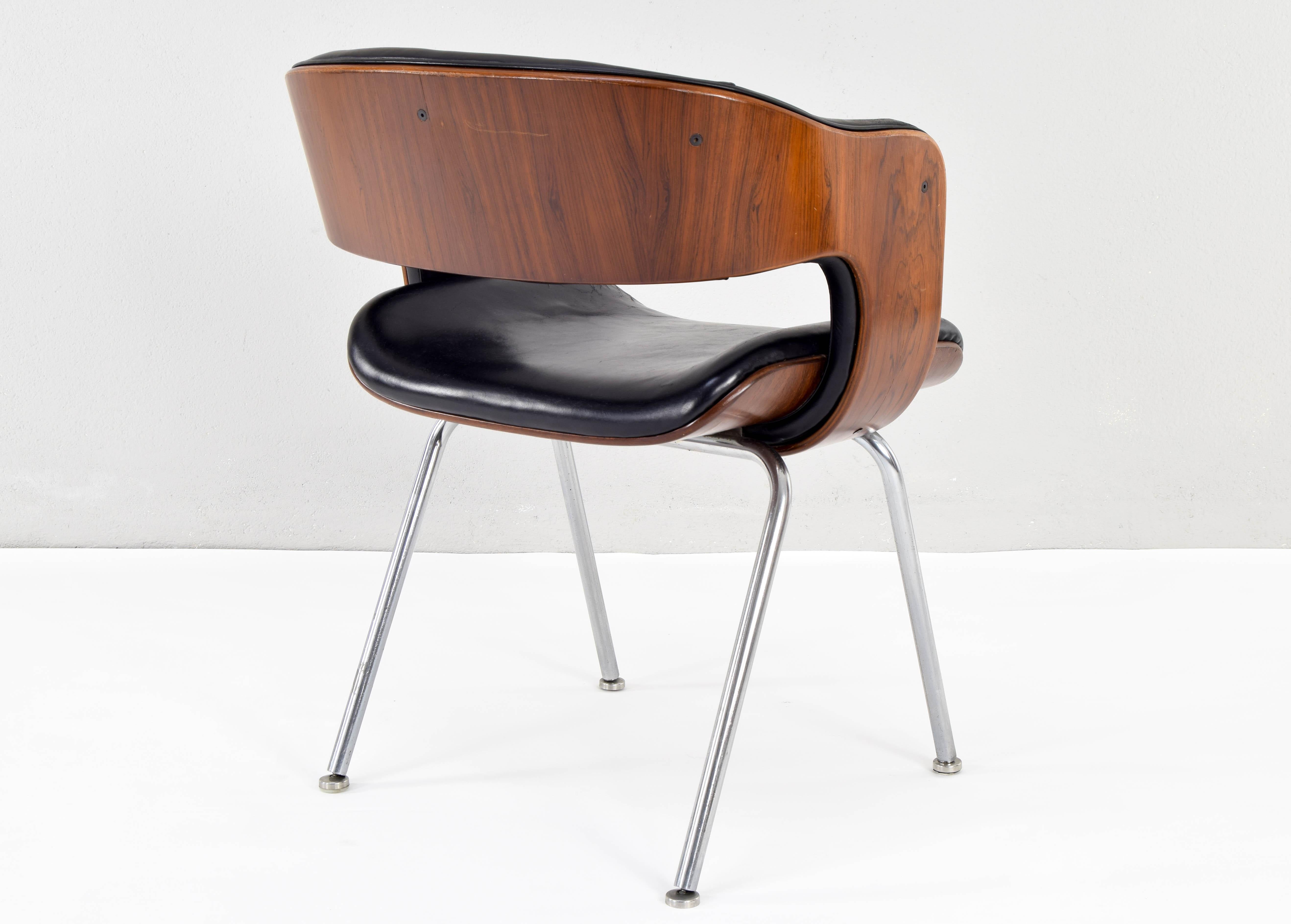 Laminated Mid-Century Modern Oxford Chair by Martin Grierson for Arflex, Spain, 1963