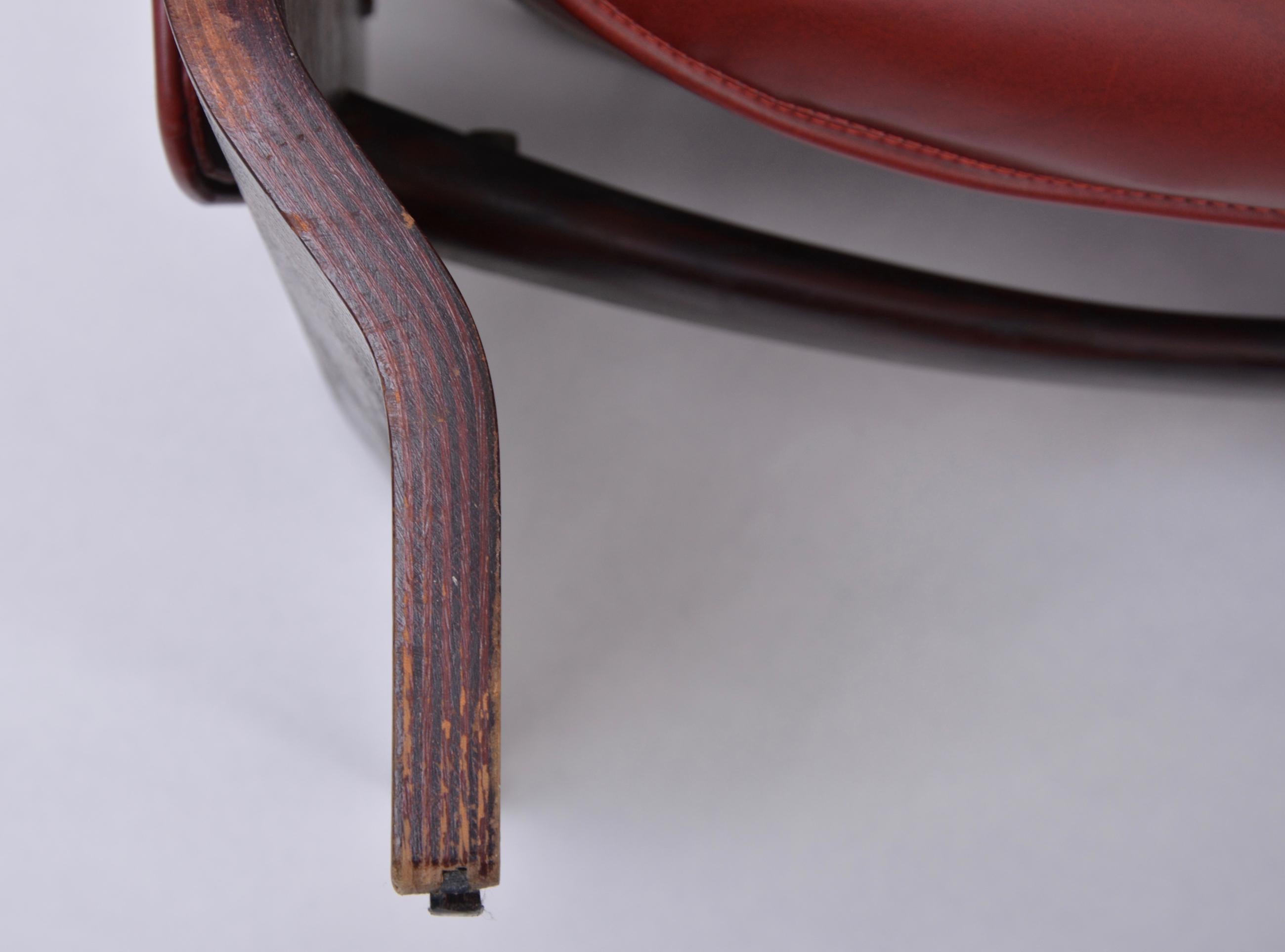 Mid-Century Modern P110 ‘Canada’ Lounge Chair by Osvaldo Borsani for Tecno For Sale 2