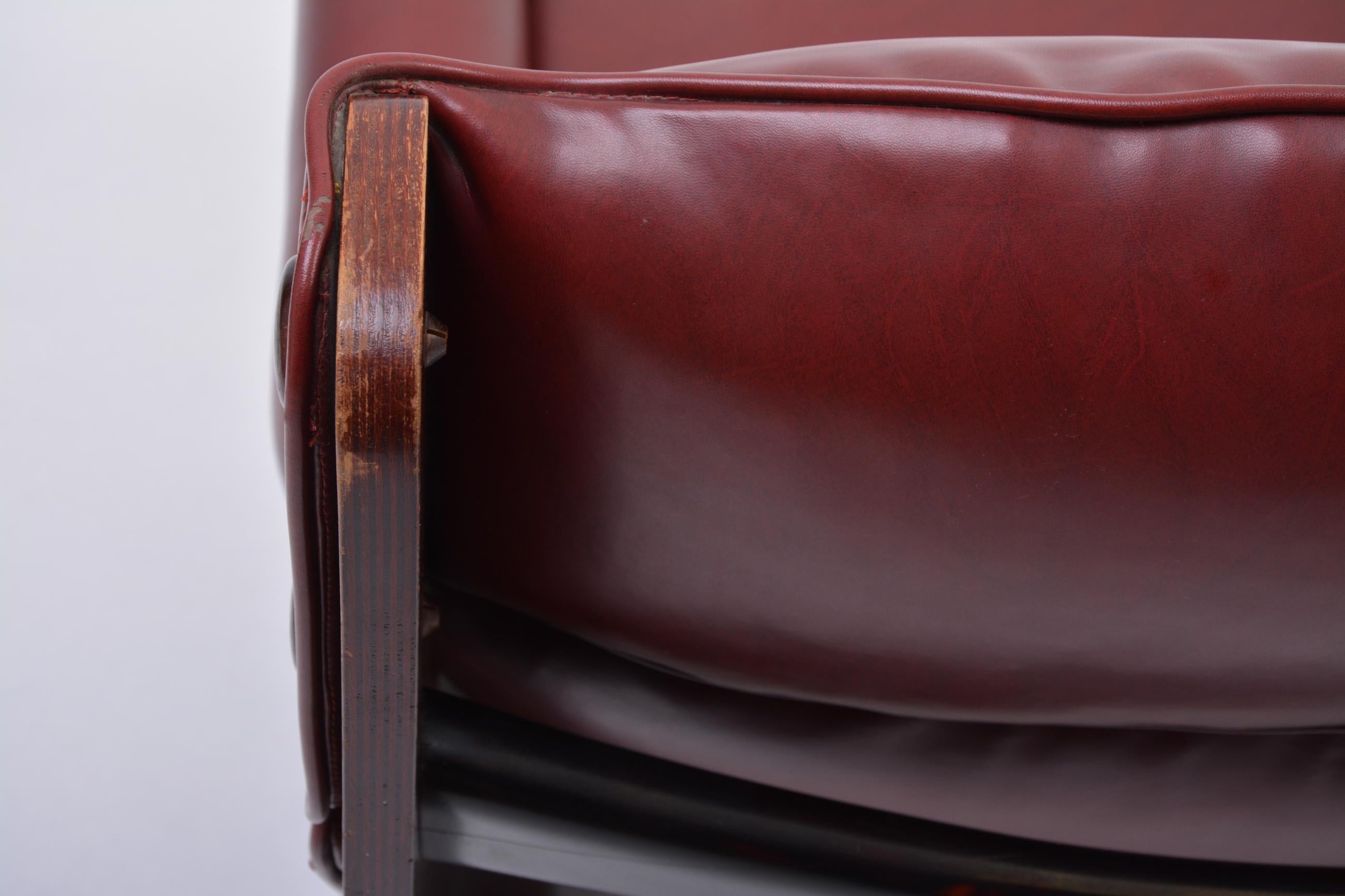 Mid-Century Modern P110 ‘Canada’ Lounge Chair by Osvaldo Borsani for Tecno For Sale 4
