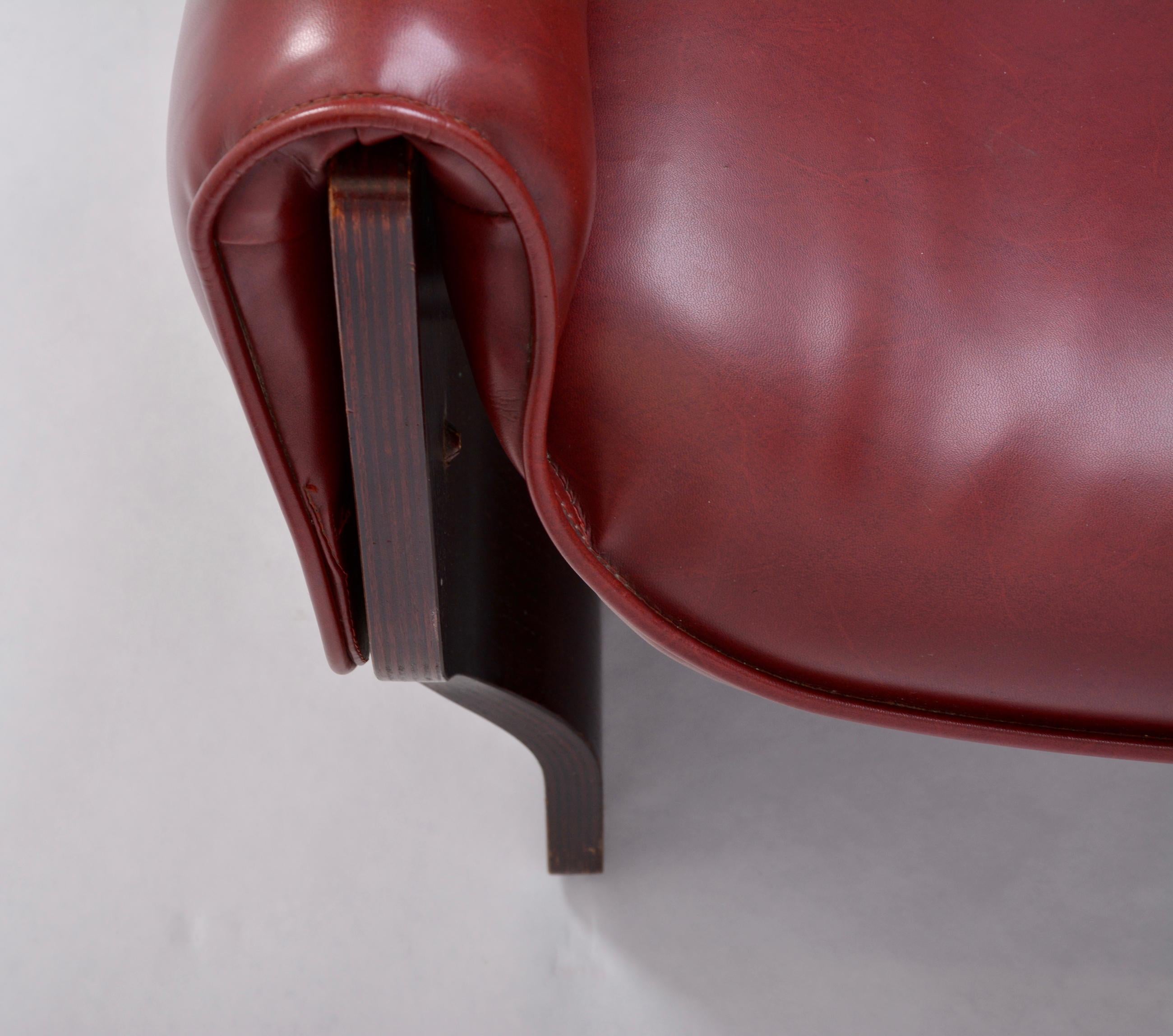 Mid-Century Modern P110 ‘Canada’ Lounge Chair by Osvaldo Borsani for Tecno For Sale 6
