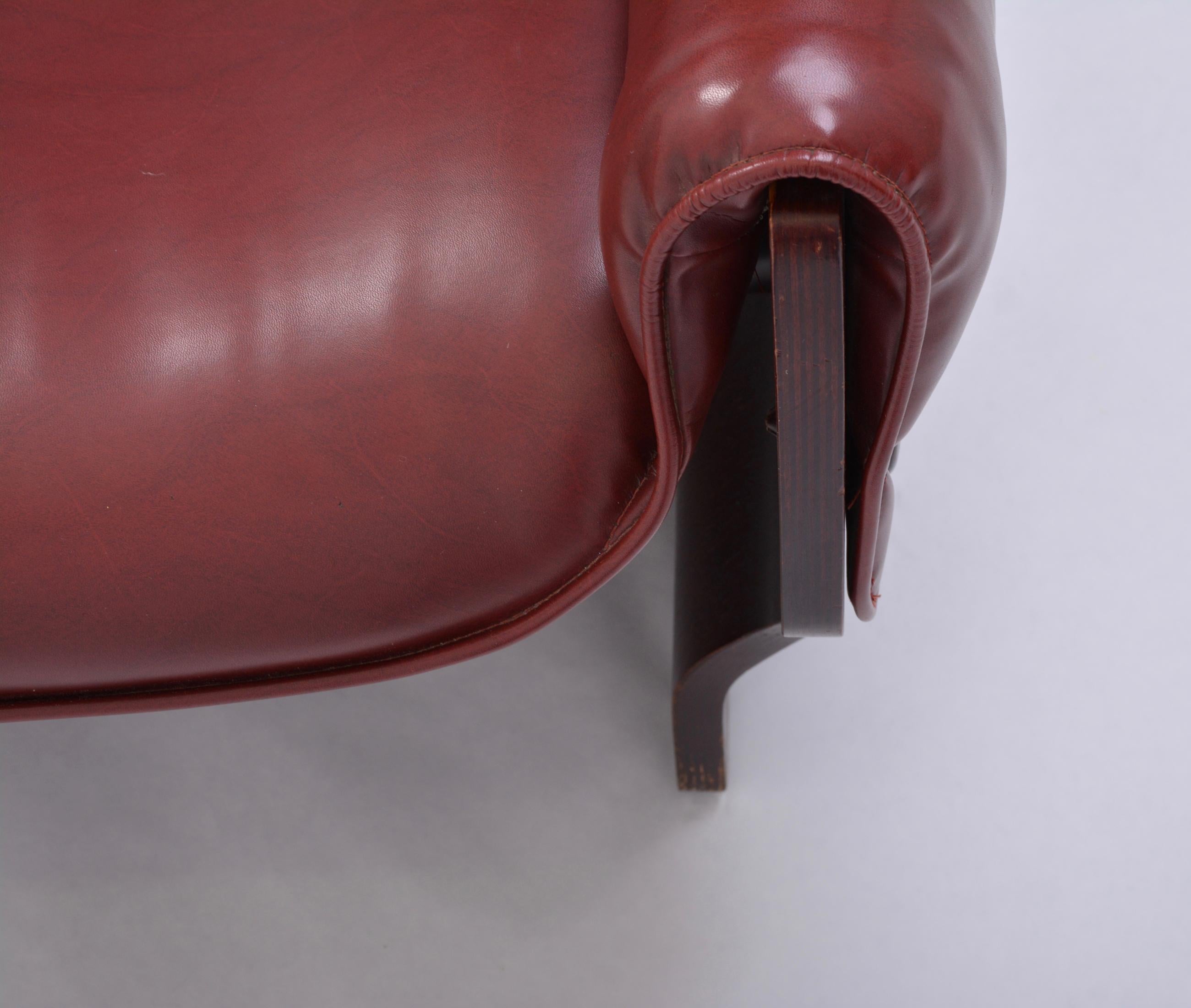 Mid-Century Modern P110 ‘Canada’ Lounge Chair by Osvaldo Borsani for Tecno For Sale 7