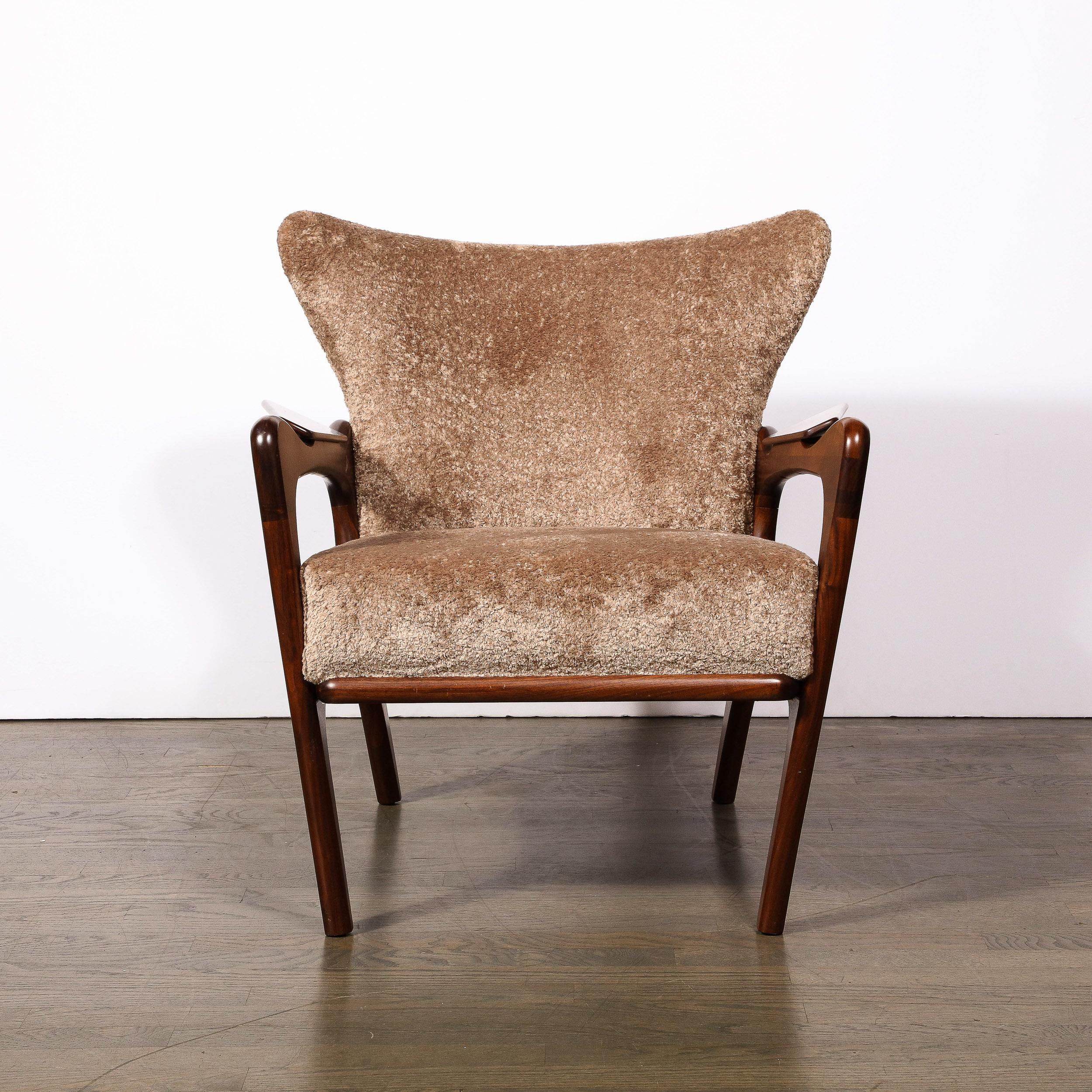 Mid-Century Modern Chaise longue à bras articulé Adrian Pearsall, style mi-siècle moderne, 2291-C  en vente