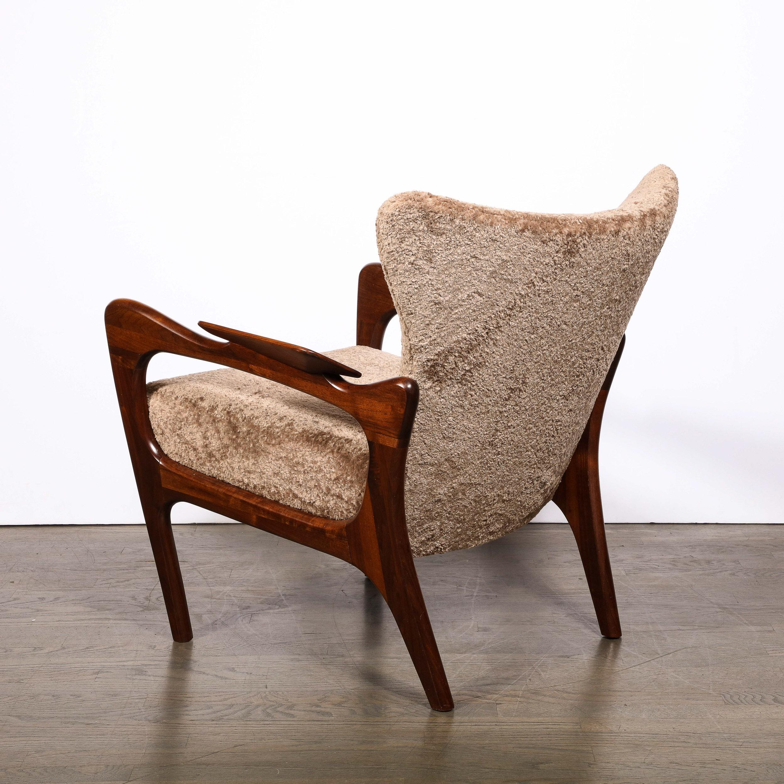 Milieu du XXe siècle Chaise longue à bras articulé Adrian Pearsall, style mi-siècle moderne, 2291-C  en vente