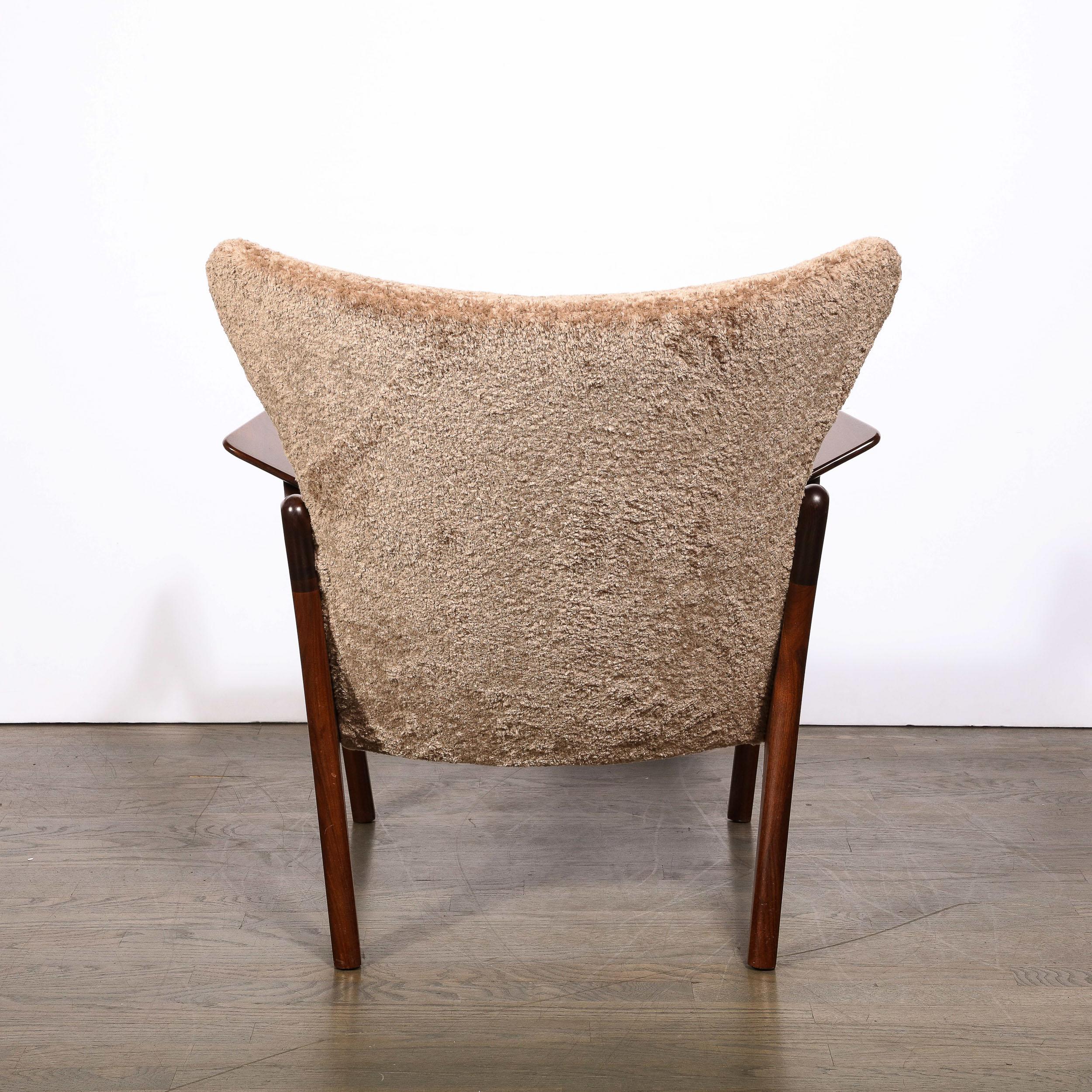 Noyer Chaise longue à bras articulé Adrian Pearsall, style mi-siècle moderne, 2291-C  en vente