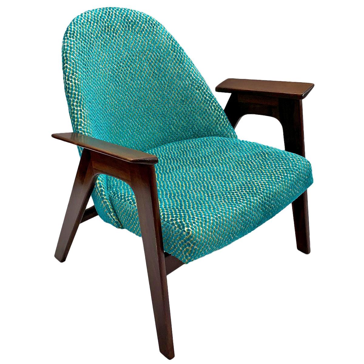 Mid-Century Modern Paddle Lounge Chair For Sale