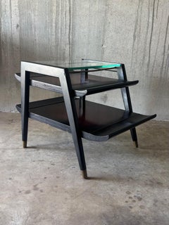 Mid Century Modern Pagoda Side Table by Gordon’s Inc Tennessee, c1950