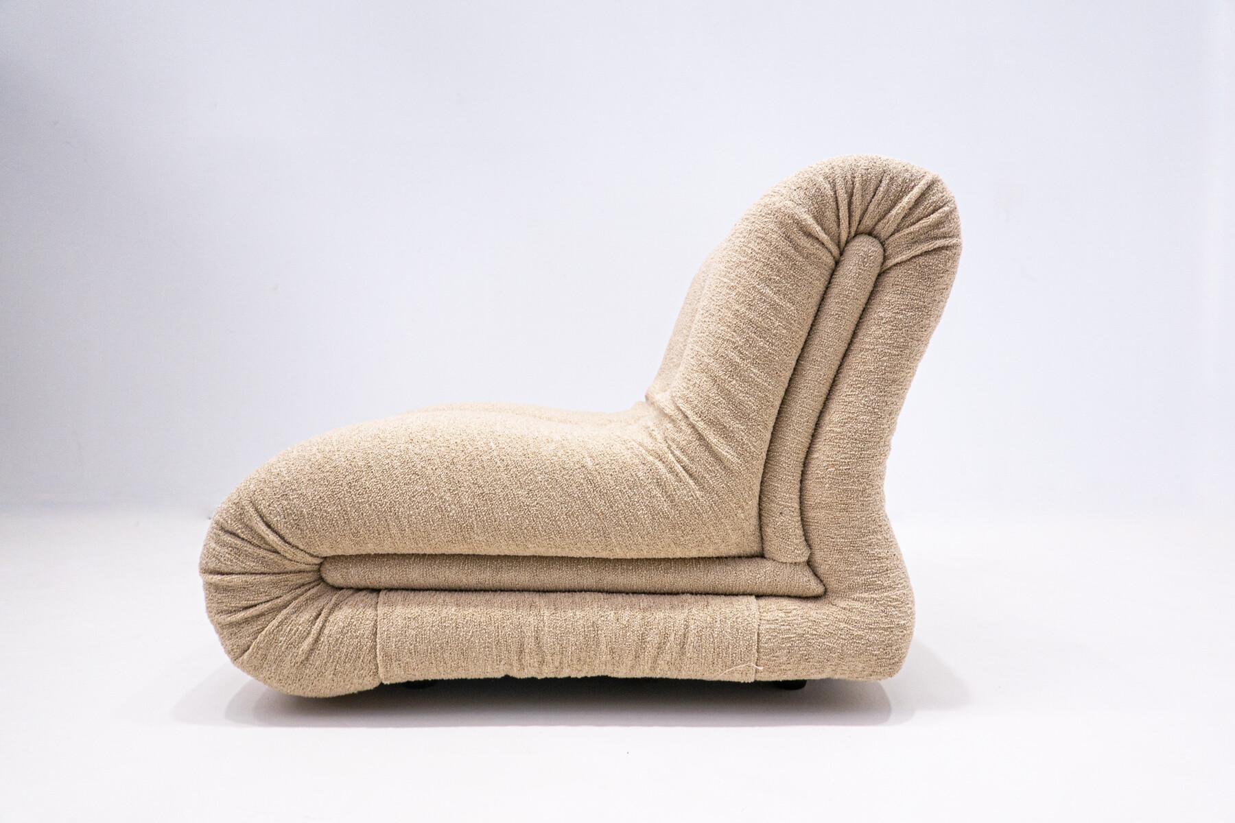 Mid-Century Modern Pagru' Modular sofa by Claudio Vagnoni for 1P, Italy, 1960s.