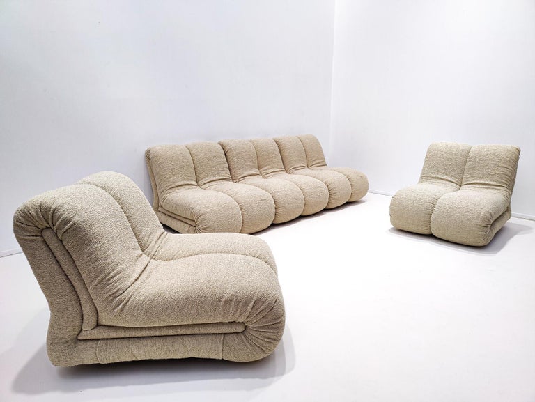 Mid-Century Modern Pagru Modular Sofa by Claudio Vagnoni for 1P, Italy,  1960s For Sale at 1stDibs | modular mid century sofa, gucci dune couch, gucci  couch dune
