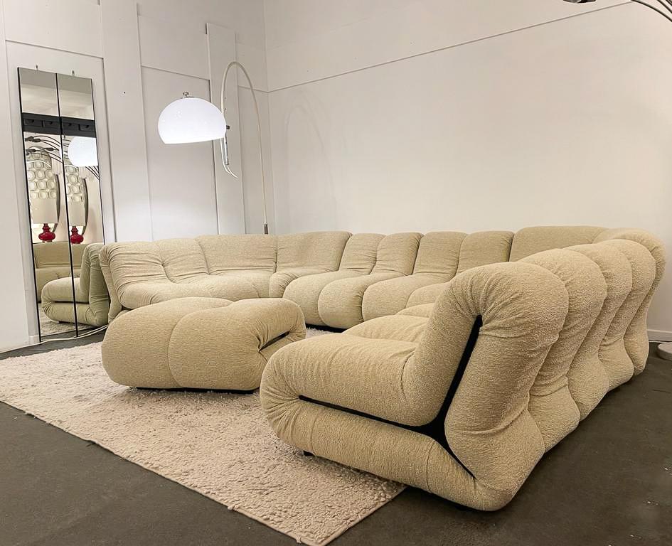Mid-Century Modern Pagru Modular Sofa by Claudio Vagnoni for 1P, Italy, 1960s 3