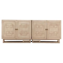 Mid-Century modern painted four door dresser or sideboard C 1960