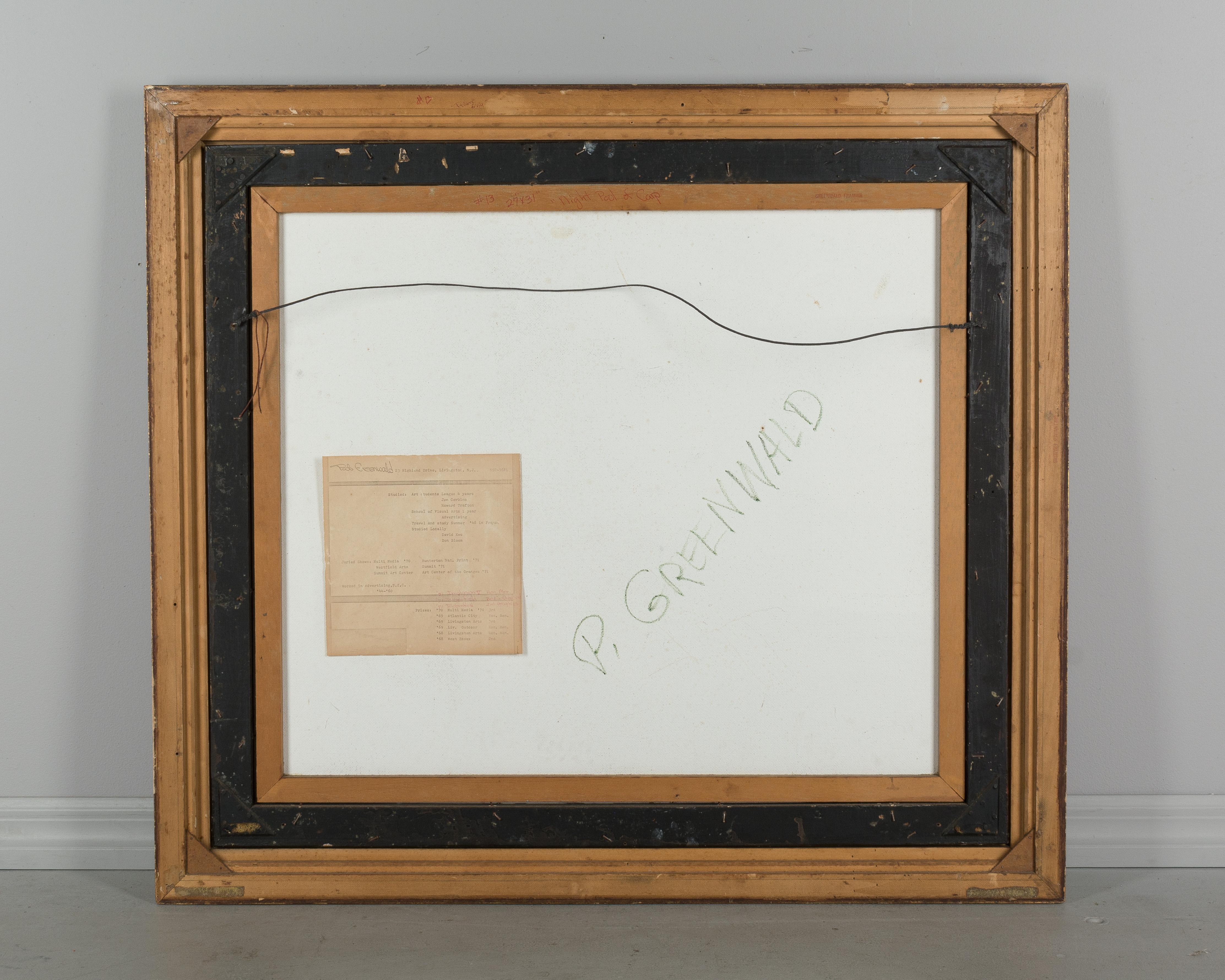 Mid-Century Modern Painting by Pat Greenwald 4
