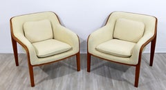 Mid-Century Modern Pair Bentwood Lounge Chairs by Bill Stephens for Knoll 1970s