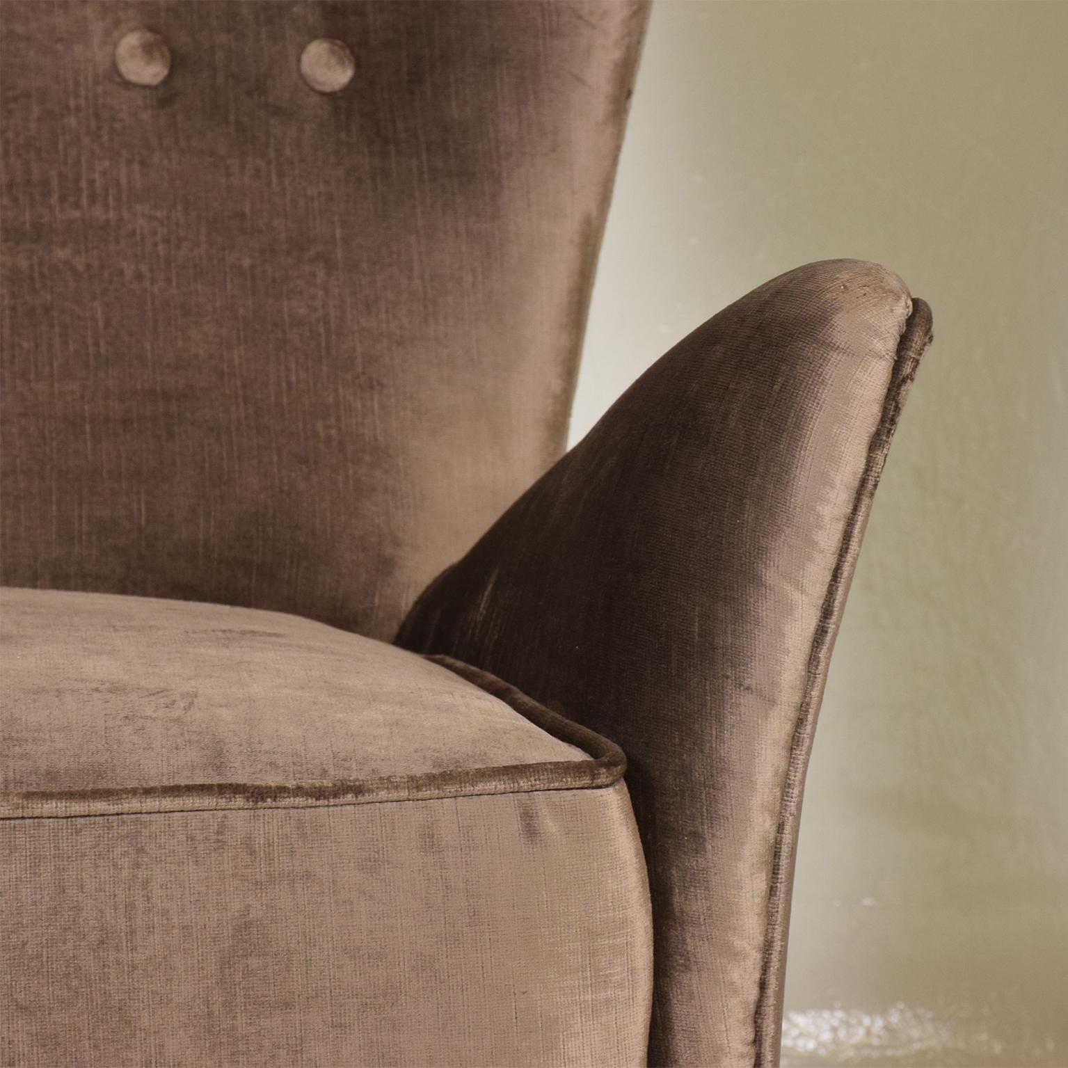 Mid-Century Modern Pair of Armchair by Gio Ponti for Bristol Hotel in Merano 4