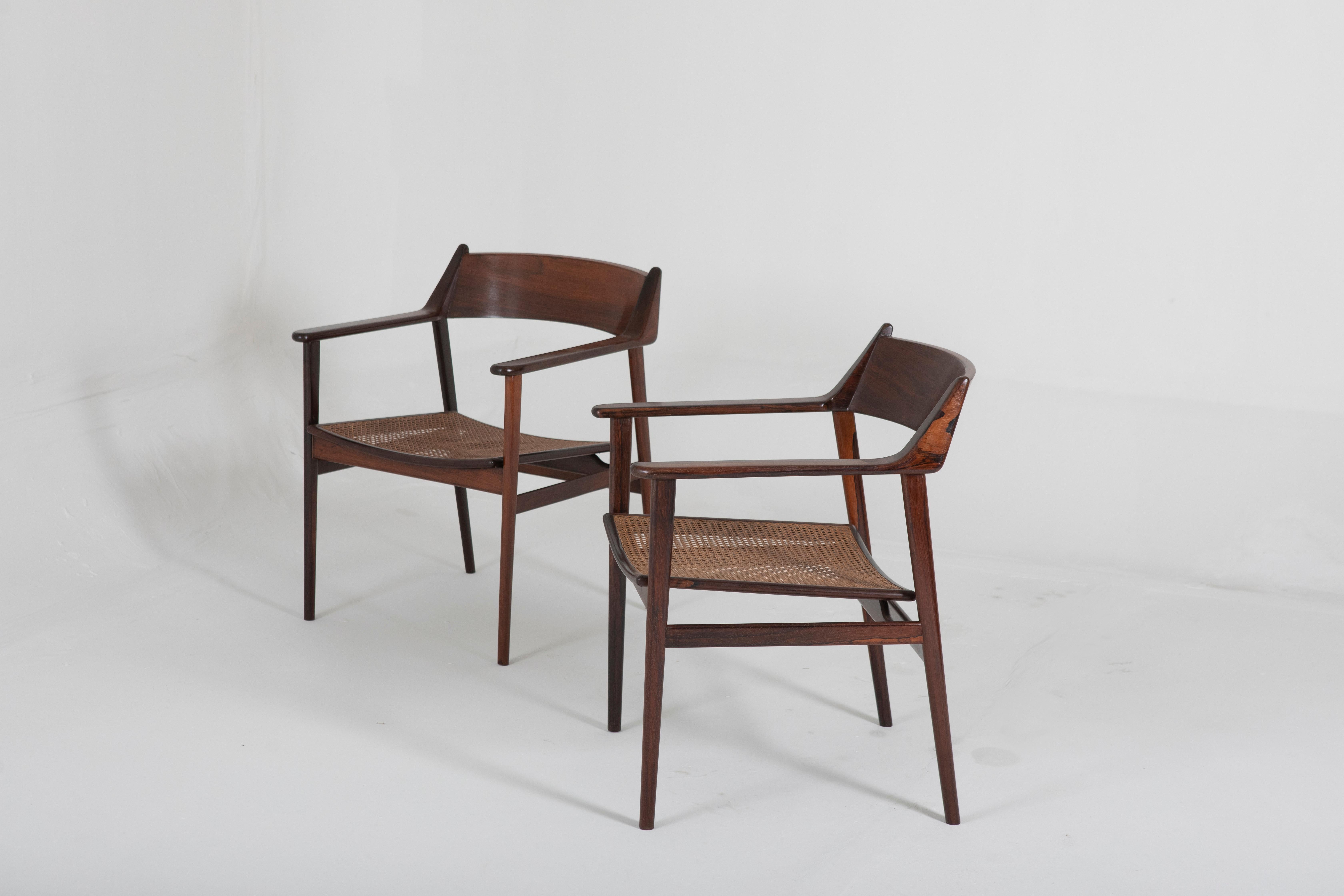Milieu du XXe siècle Paire de fauteuils The Modernsity par Cantu, 1960s en vente
