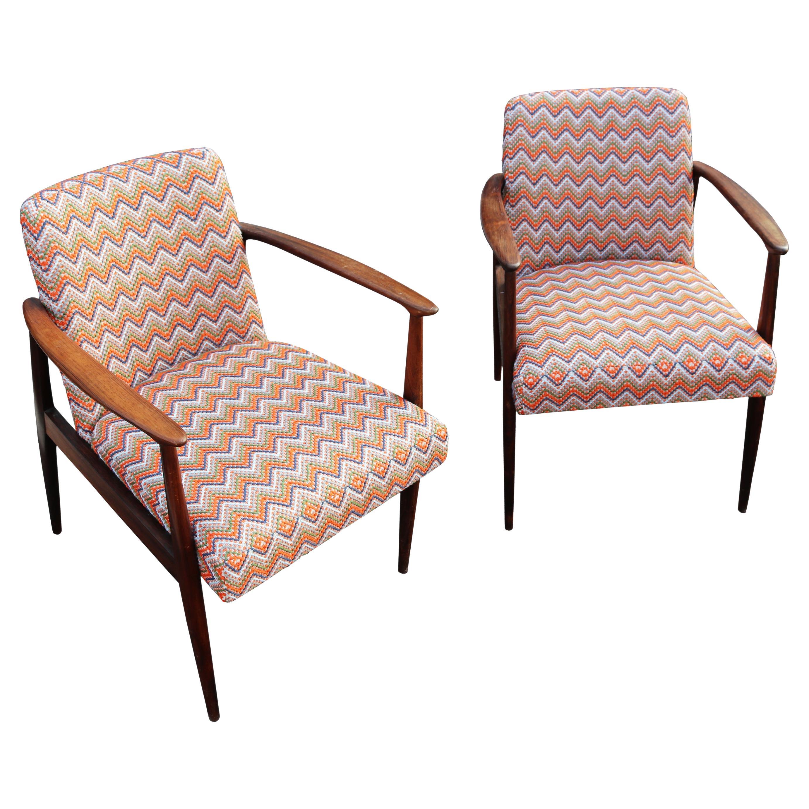 Modernes Sesselpaar aus der Jahrhundertmitte von Liceu de Artes e Ofícios im Angebot
