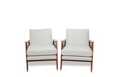 Mid-Century Modern Pair of Armchairs by Móveis Cavallaro, Brazil, circa 1960