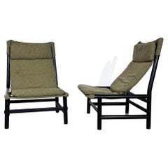 Mid-Century Modern Pair of Armchairs " Carmina" by Carlo Santi for Arflex, Italy