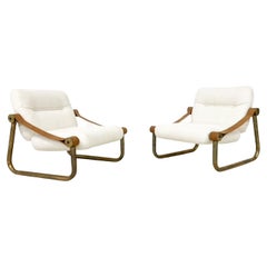 Mid-Century Modern Pair of Armchairs, Italy, 1960s