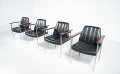 Mid-Century Modern Pair of Armchairs Model 1001 by Sven Ivar Dysthe for Dokka M