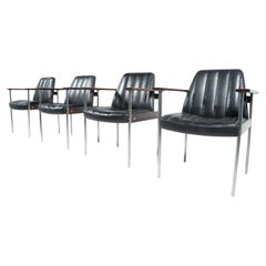 Mid-Century Modern Pair of Armchairs Model 1001 by Sven Ivar Dysthe for Dokka M