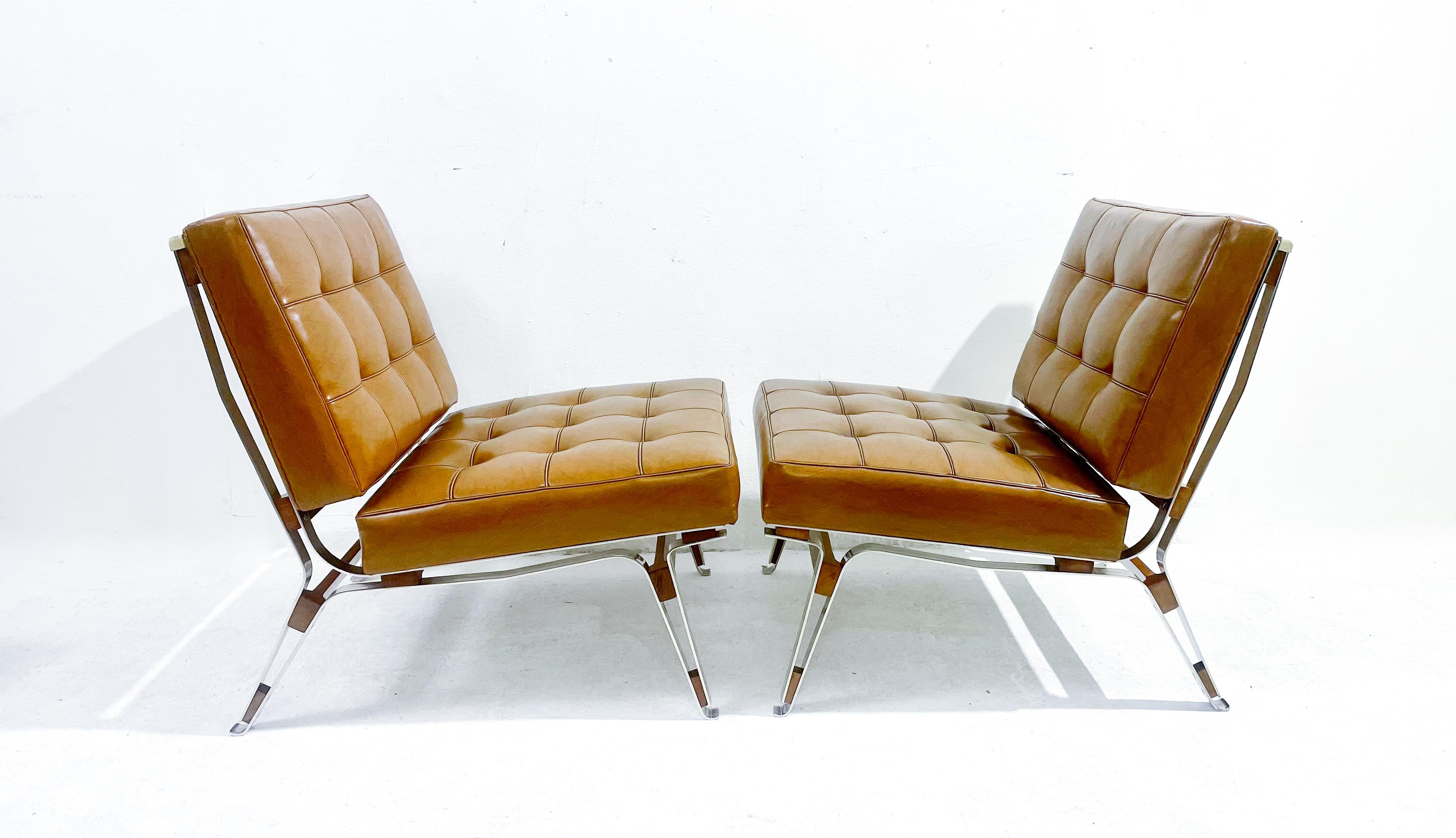 Mid-Century Modern Pair of Armchairs Model 856 by Ico Parisi, Italy, 1950s For Sale 4