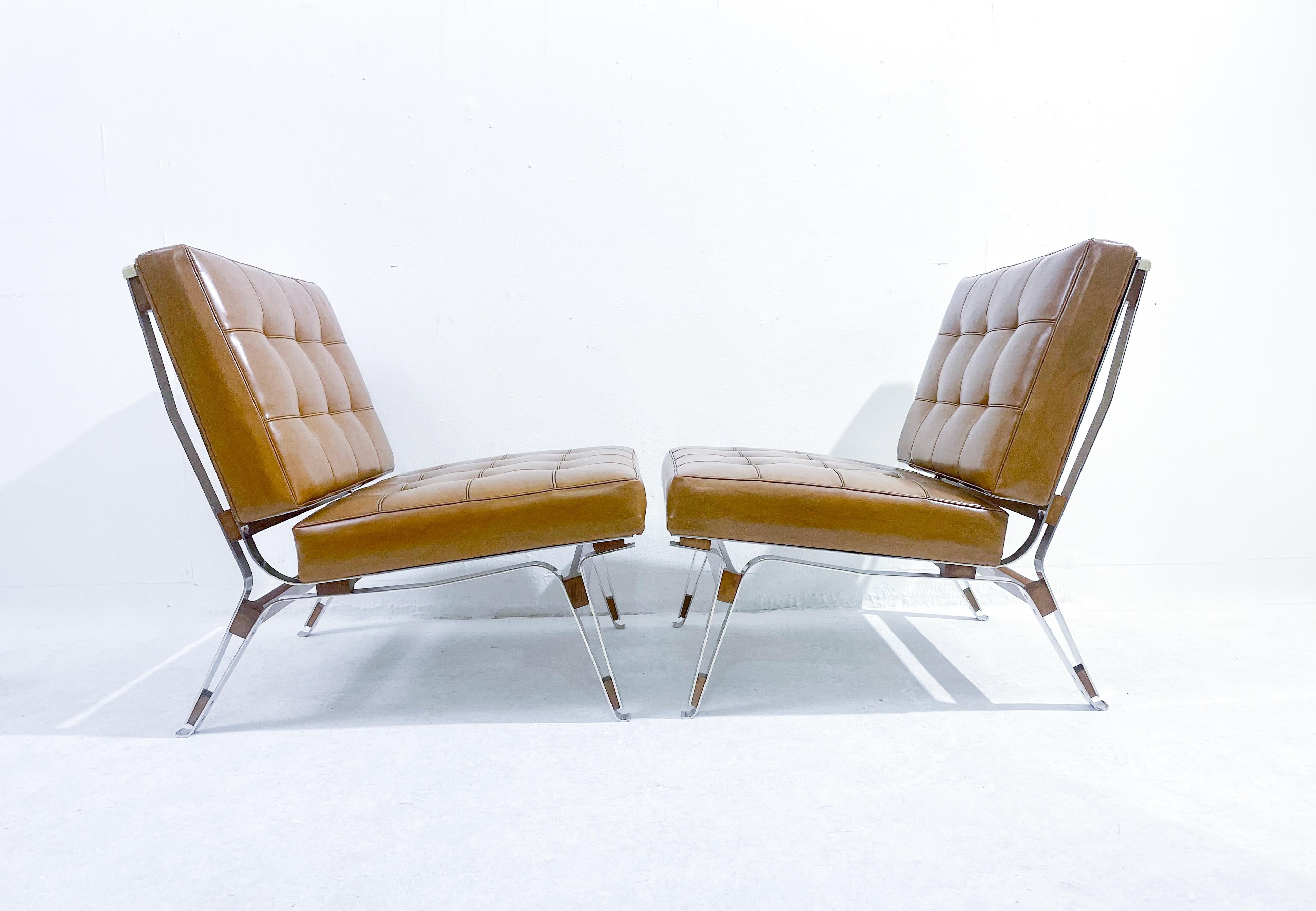 Mid-Century Modern Pair of Armchairs Model 856 by Ico Parisi, Italy, 1950s For Sale 5
