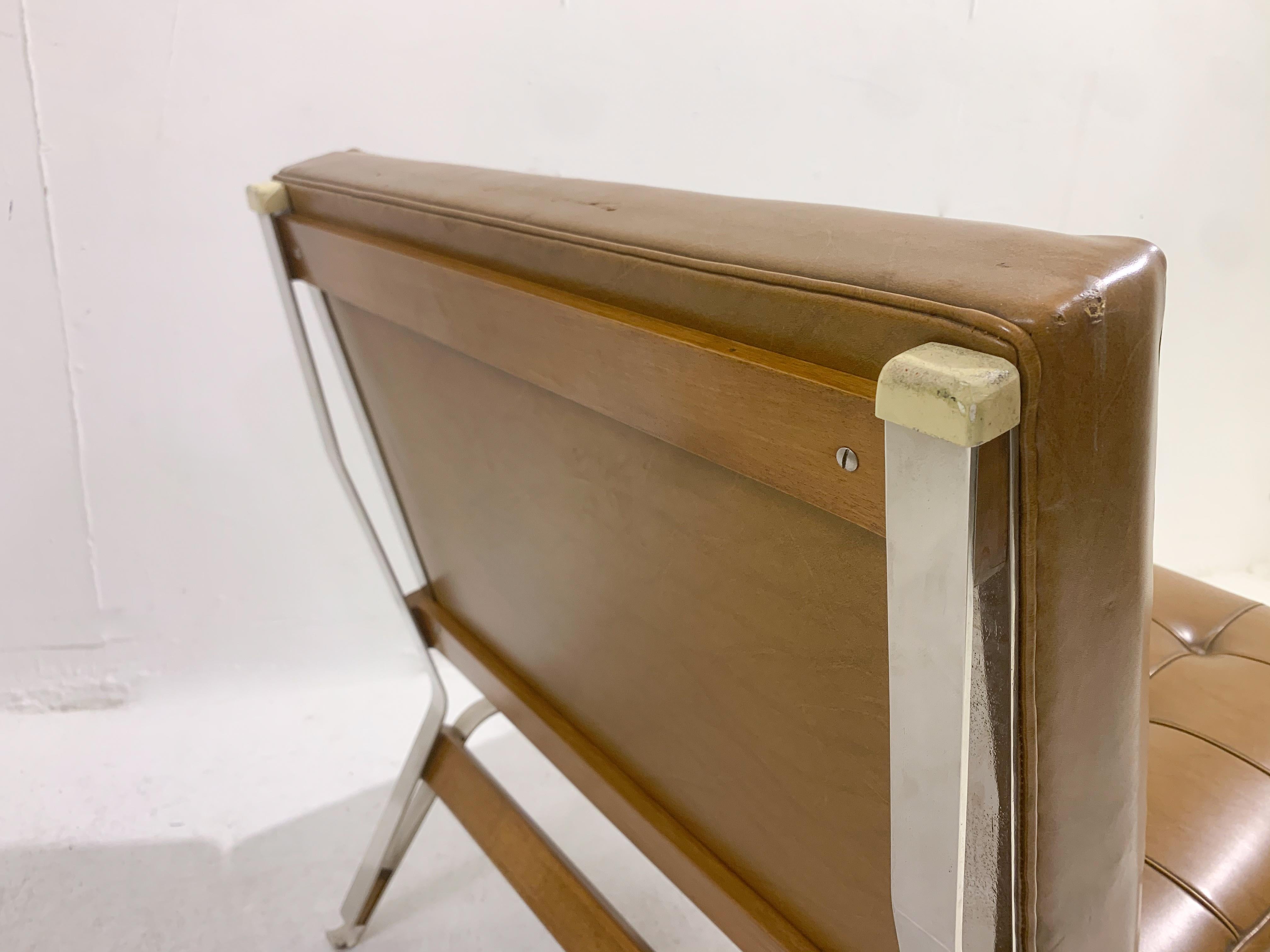 Pareja de sillones modernos de mediados de siglo Modelo 856 de Ico Parisi, Italia, años 50 Italiano en venta