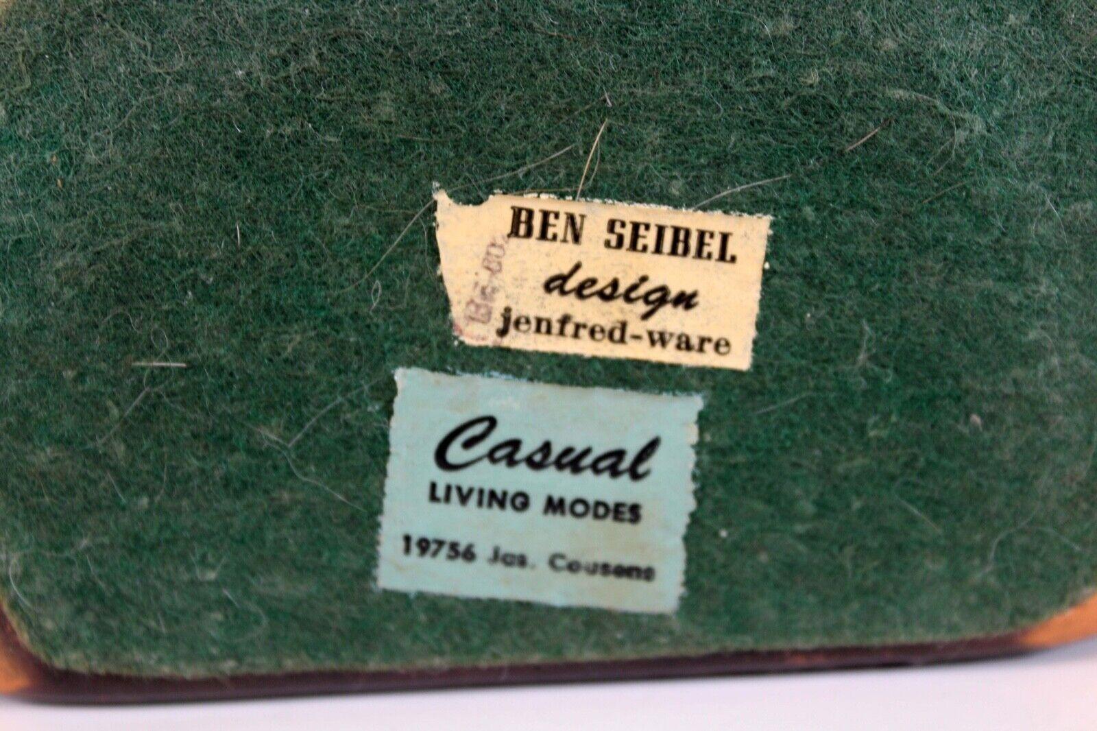 Mid-Century Modern Pair of Ben Seibel Jenfred-Ware Copper Bookends 5