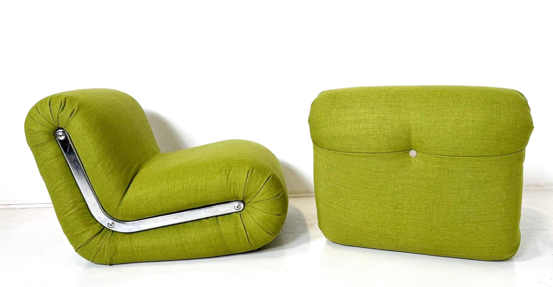 italien Paire de fauteuils Boomerang par Rodolfo Bonetto, 1960s en vente