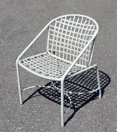 Mid-Century Modern Pair of Brown Jordan Kantan Patio Dining Chairs, 1960s