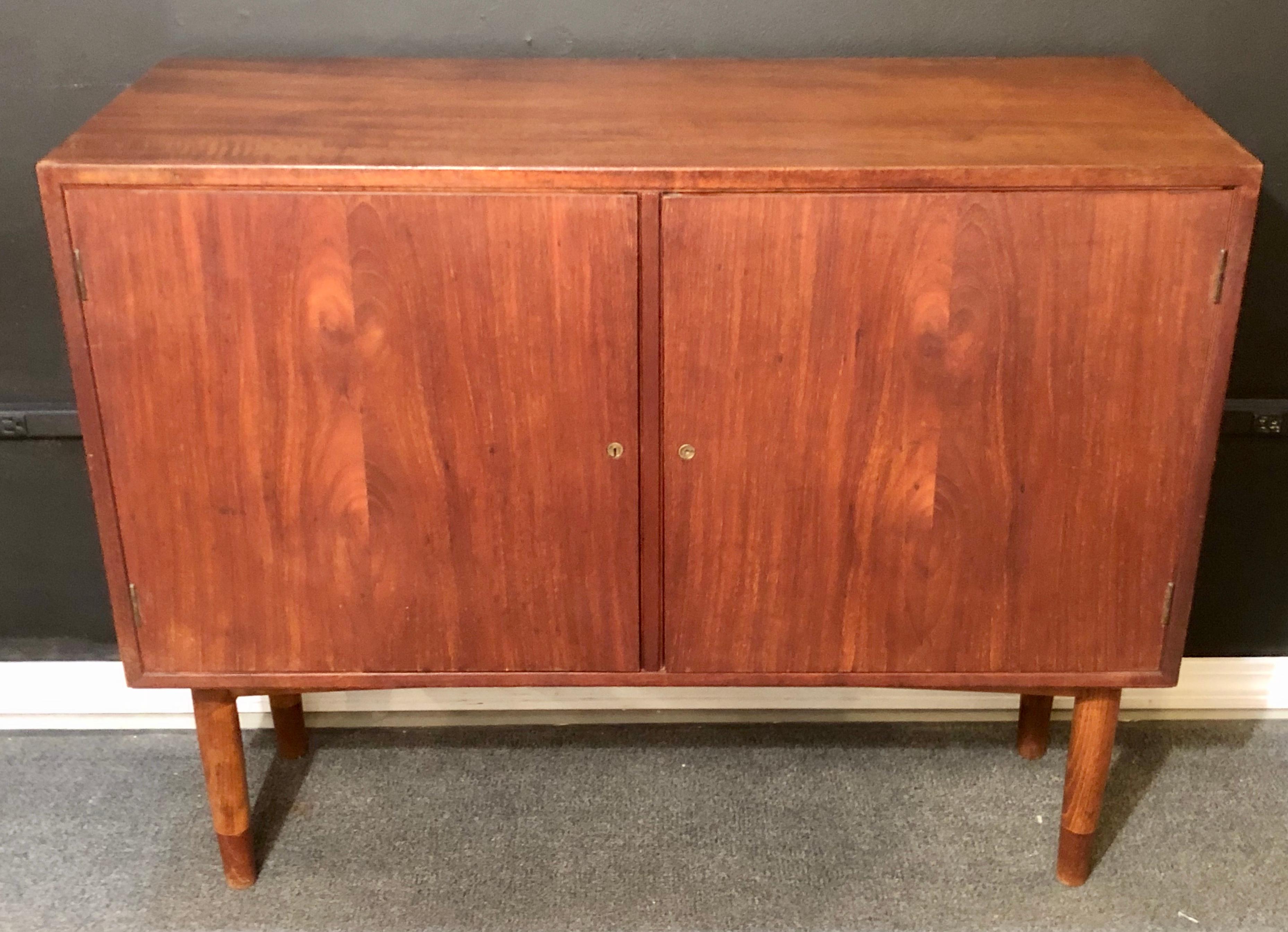 Wood Gjovik Mobelfabriken, Mid-Century Modern, Low Cabinets, Teak, Denmark, 1950s For Sale