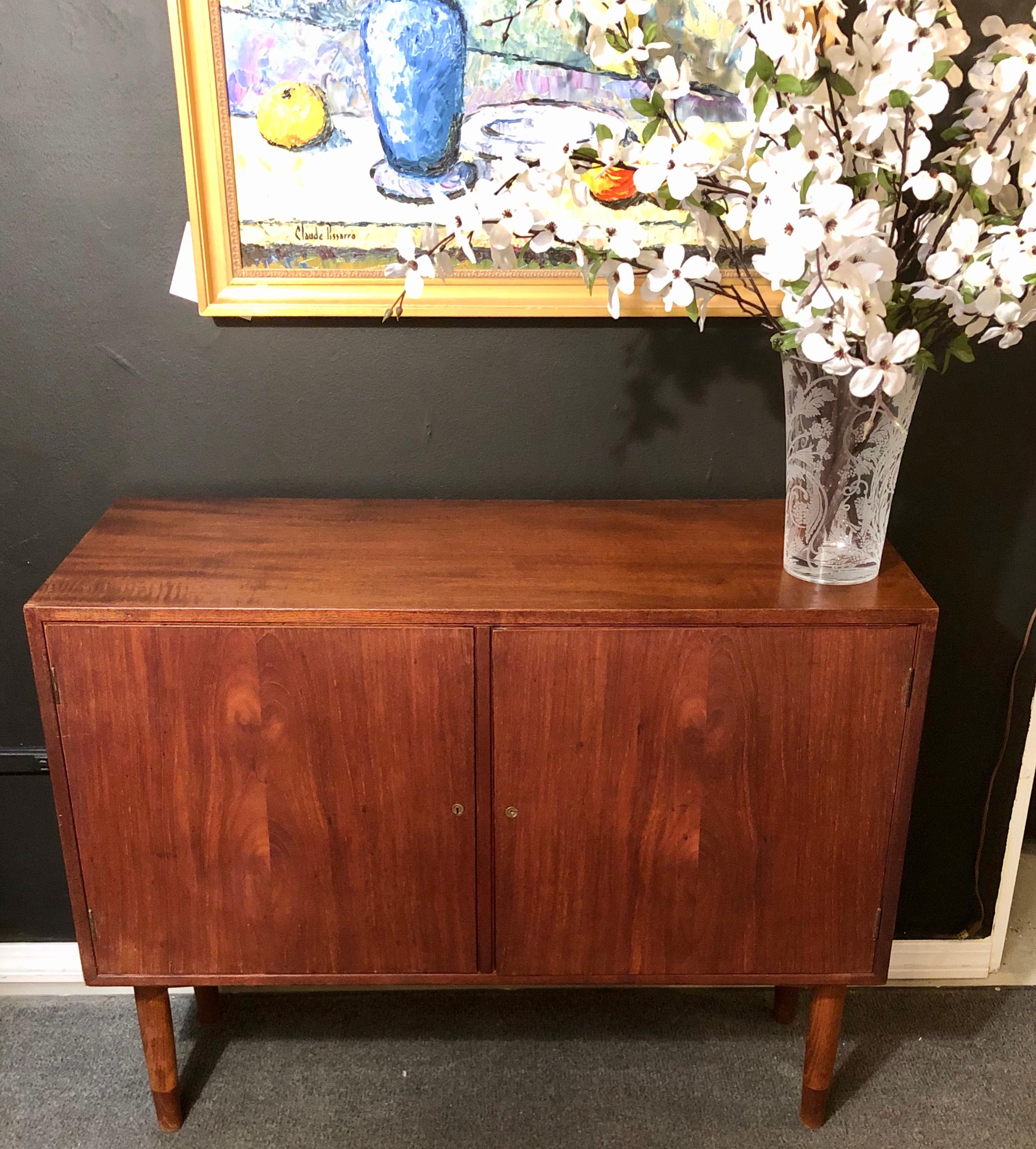 Gjovik Mobelfabriken, Mid-Century Modern, Low Cabinets, Teak, Denmark, 1950s For Sale 1