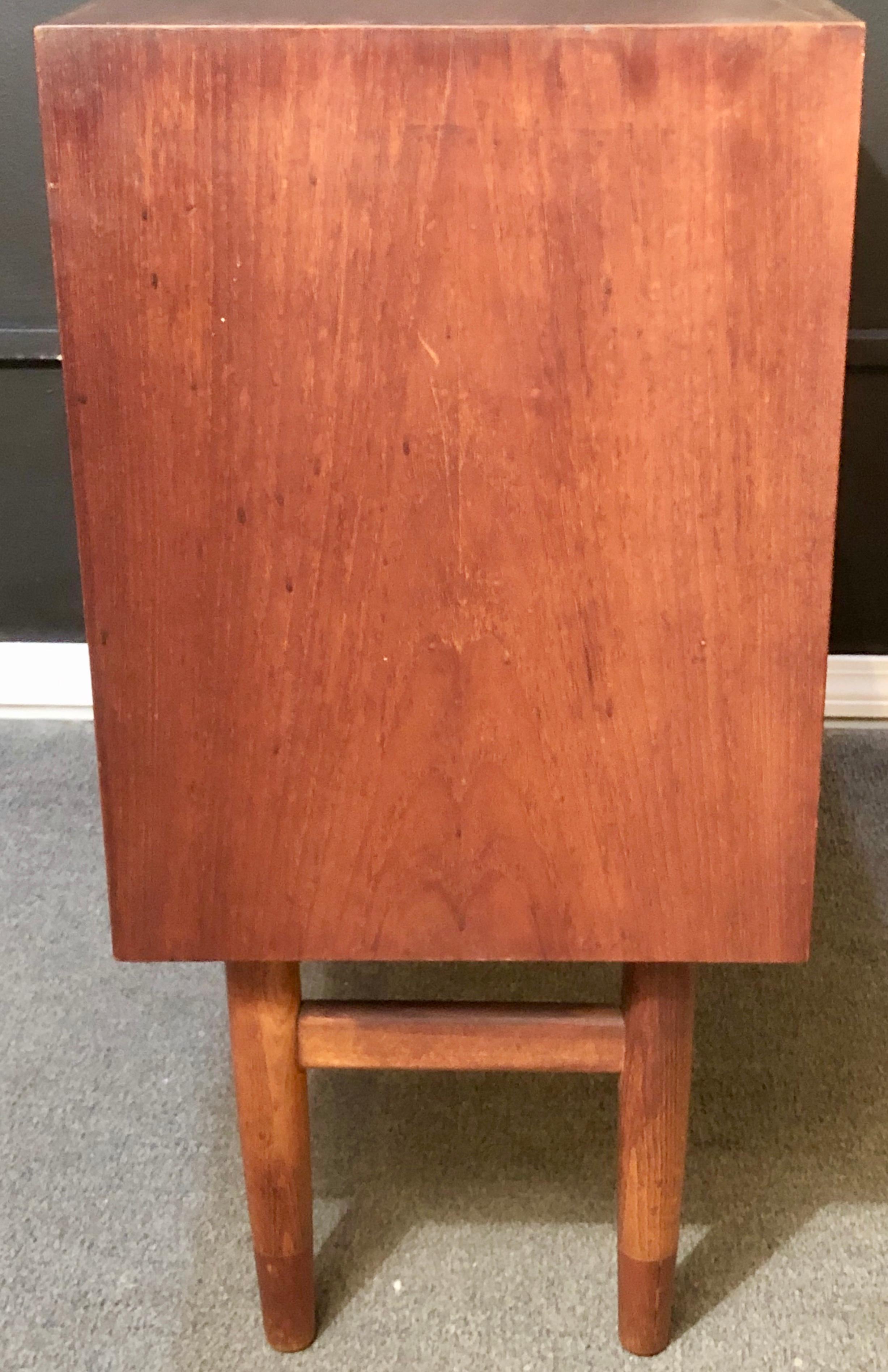 Gjovik Mobelfabriken, Mid-Century Modern, Low Cabinets, Teak, Denmark, 1950s For Sale 3