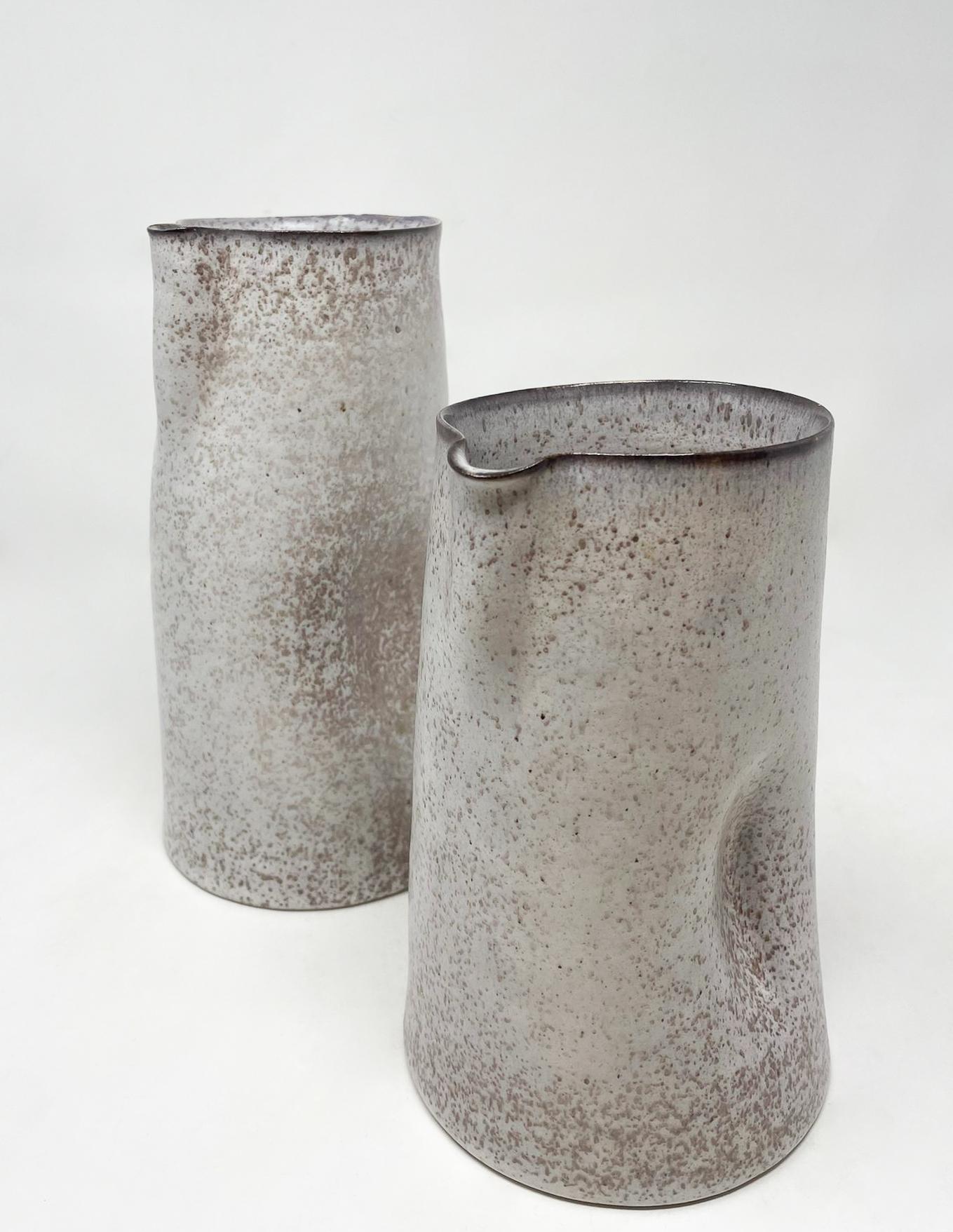 Mid-Century Modern Pair of Ceramic Pitchers by Alessio Tasca, 1970s, Italy For Sale 6