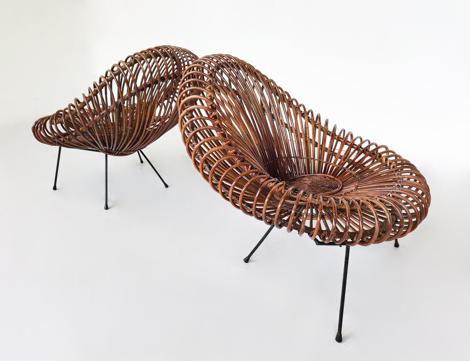 Modernes Paar Stühle aus der Mitte des Jahrhunderts von Janine Abraham & Dirk Jan Rol für Rougier  im Zustand „Gut“ im Angebot in Brussels, BE
