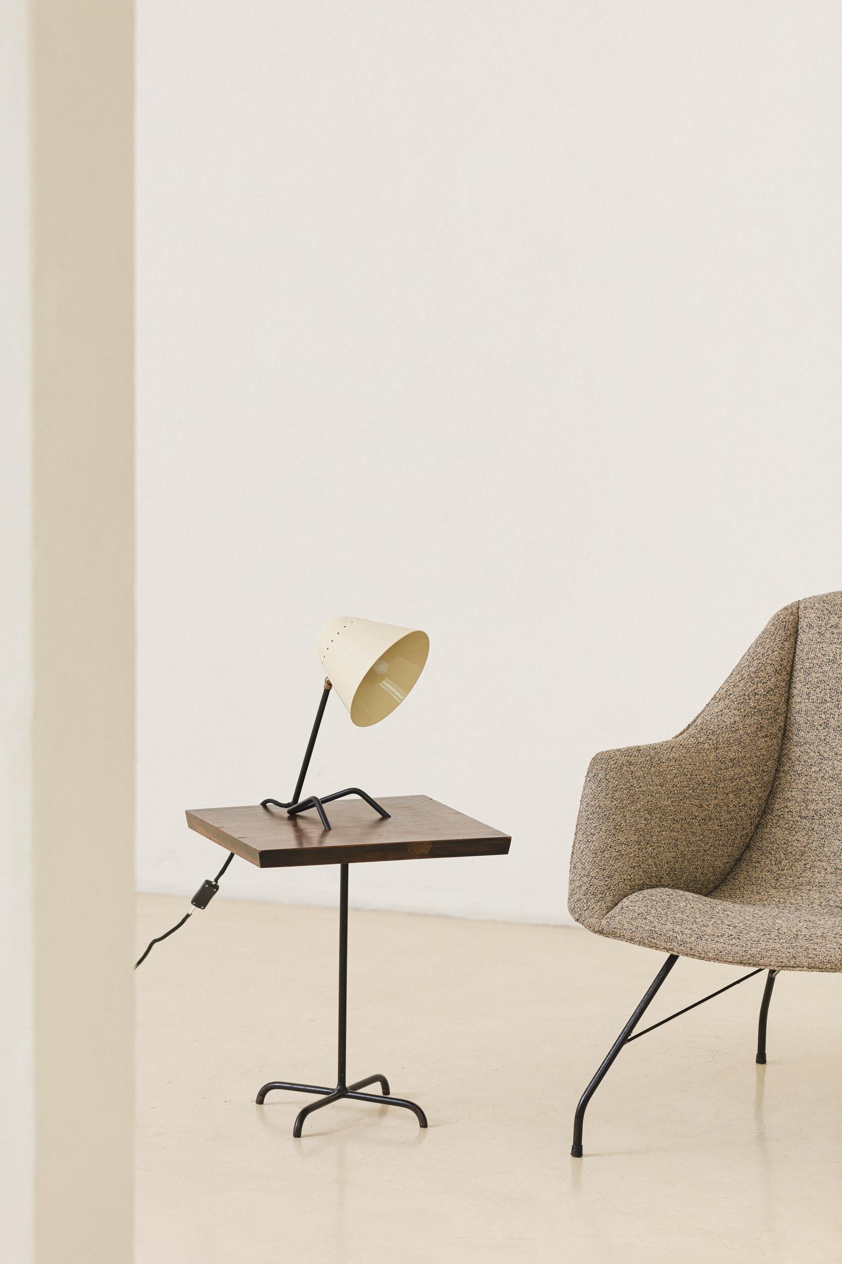 Mid-Century Modern Pair of Concha Armchair by Carlo Hauner and Martin Eisler For Sale 7