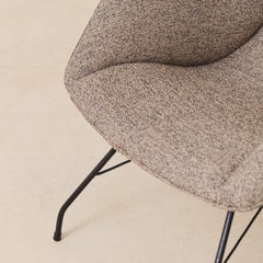 Mid-Century Modern Pair of Concha Armchairs by Carlo Hauner & Martin Eisler 1953