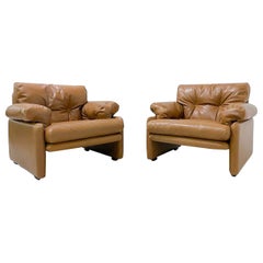 Paire de fauteuils Coronado, de style moderne du milieu du siècle dernier, par Afra & Tobia Scarpa pour B&B