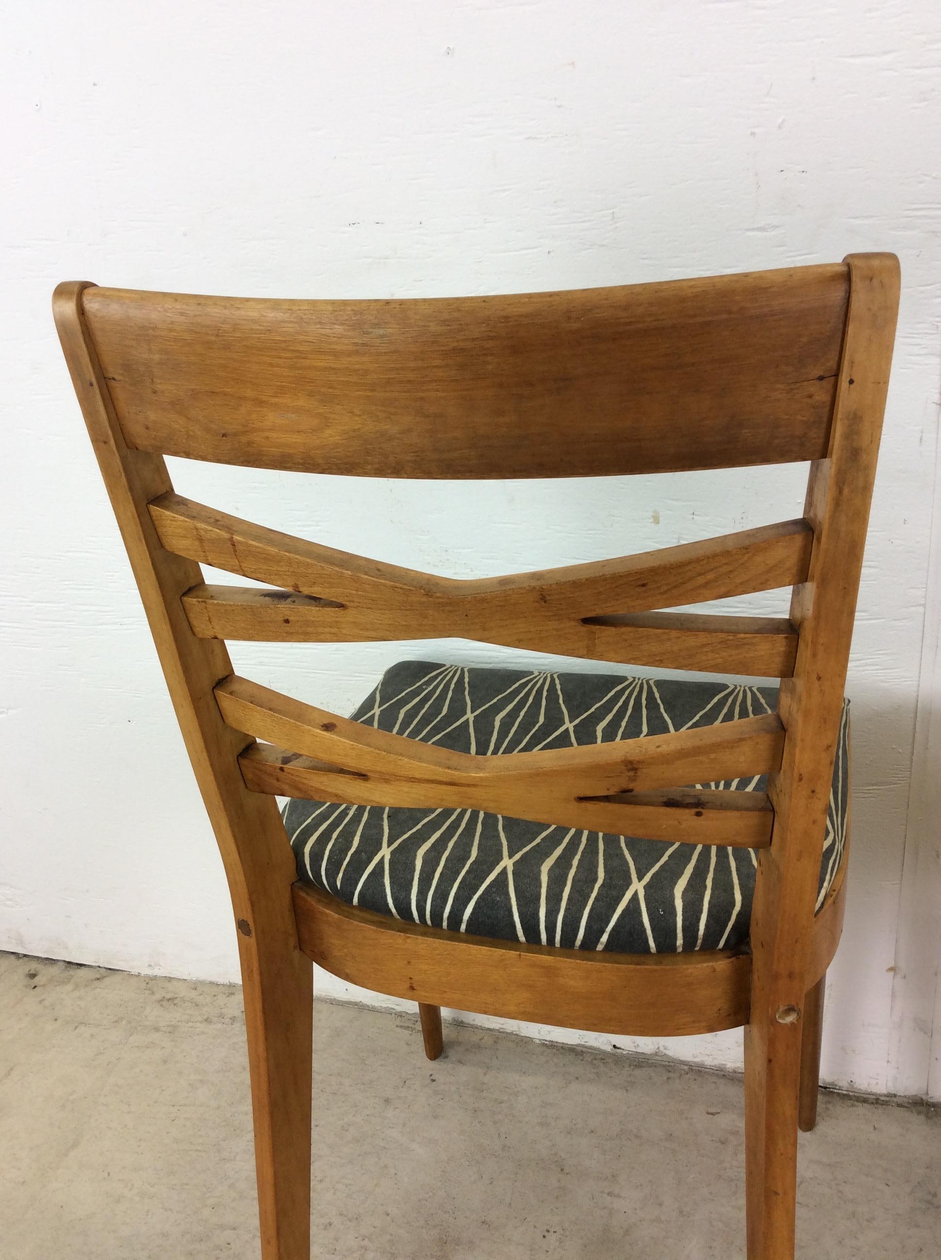 Mid Century Modern Pair of Dining Chairs by Heywood Wakefield For Sale 6