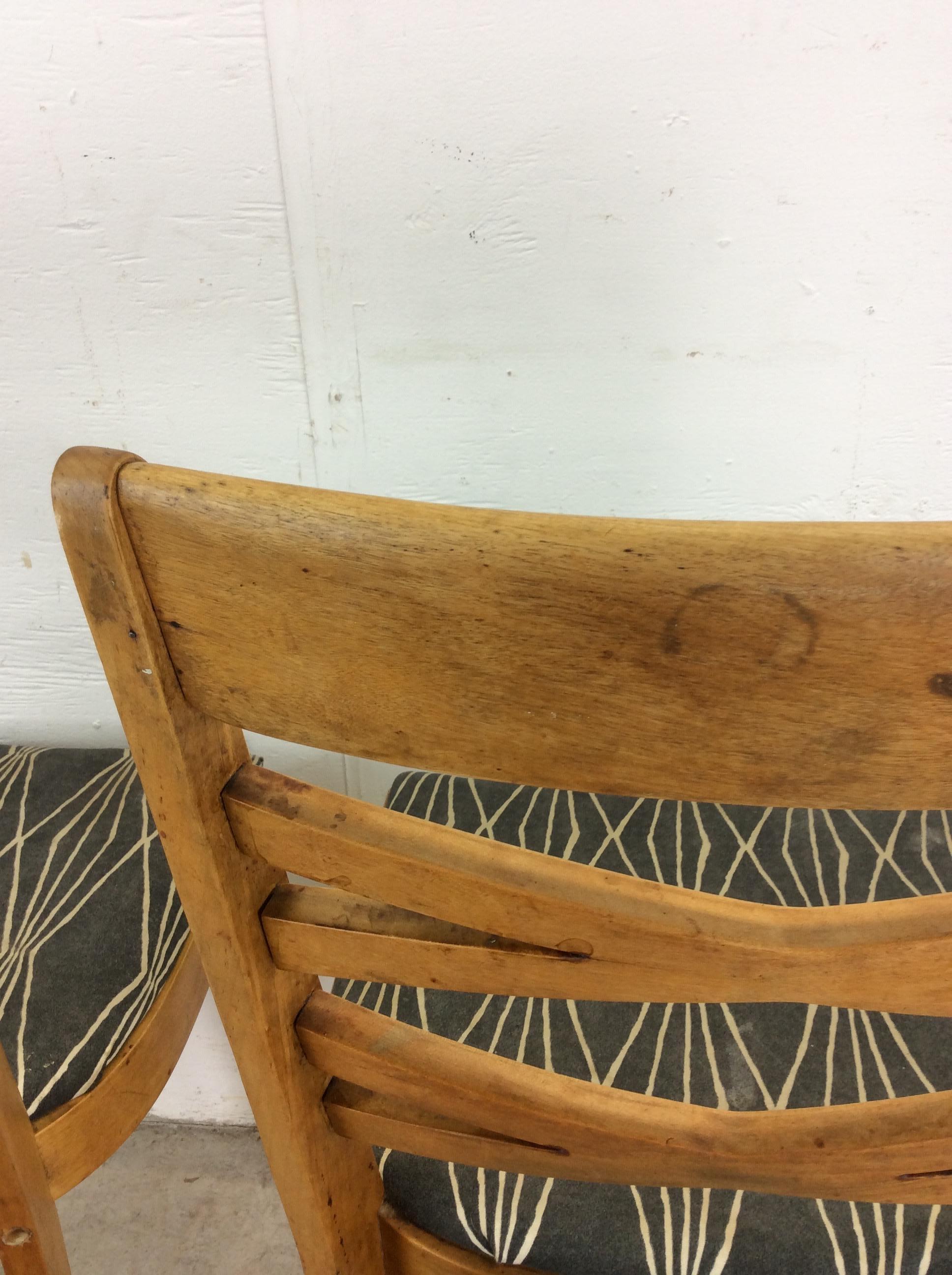 Mid Century Modern Pair of Dining Chairs by Heywood Wakefield For Sale 10