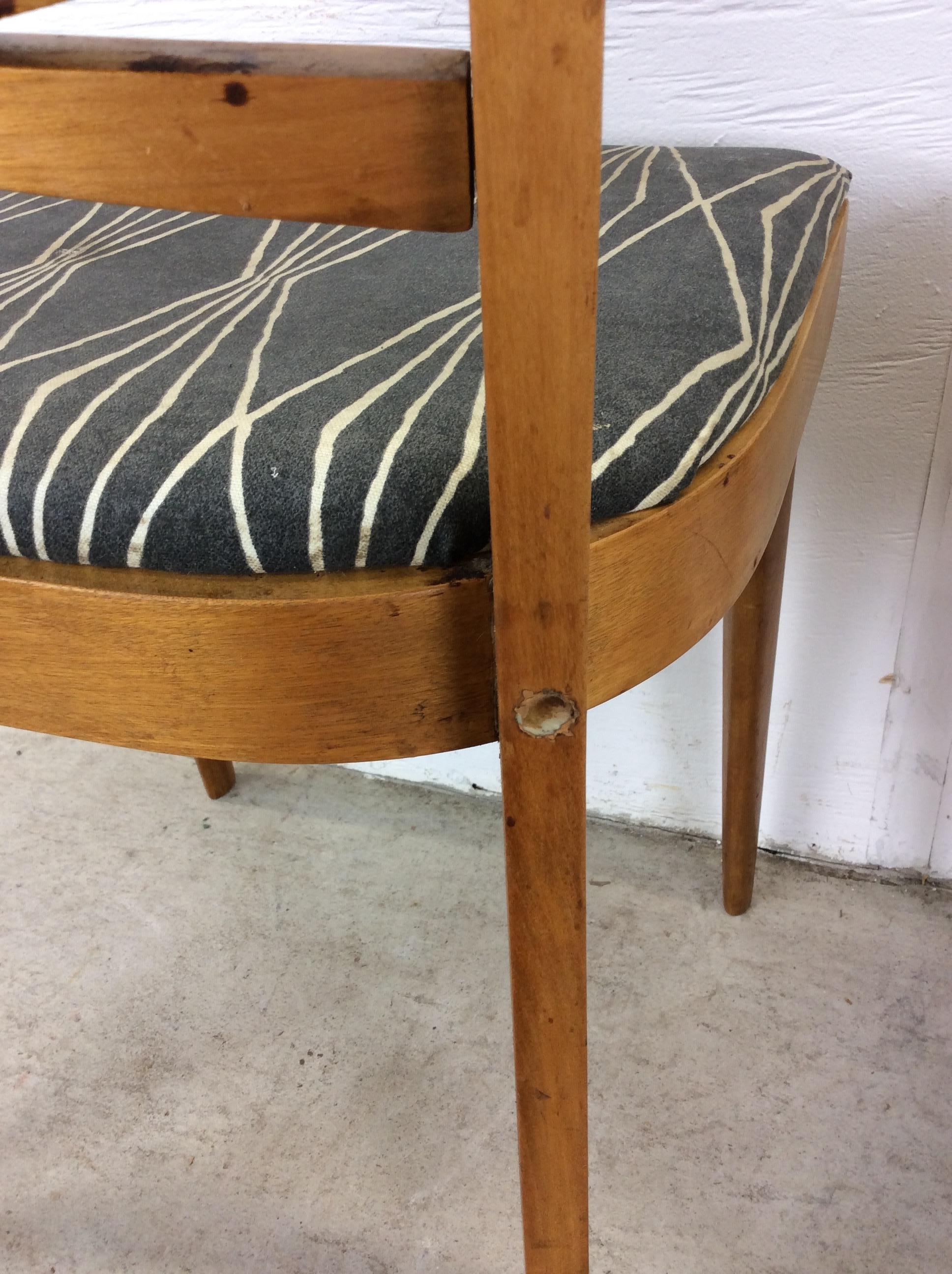 Mid Century Modern Pair of Dining Chairs by Heywood Wakefield For Sale 11